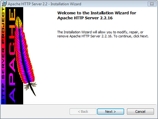 Apache configuration file