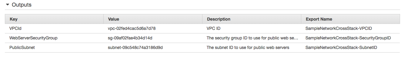 SampleNetworkCrossStack-Output.png