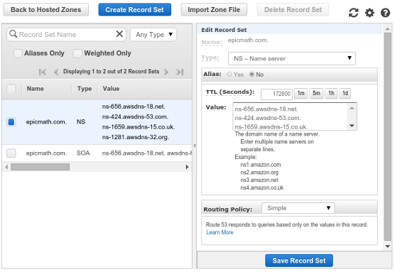 Aws Amazon Route 53 Dns Domain Name Server Setup 2020