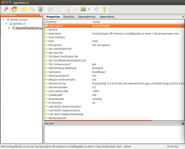 aws rds postgres version