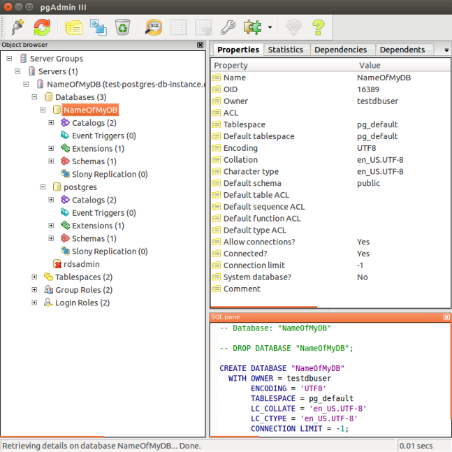 connect power bi to aws postgresql