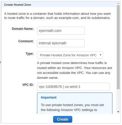 Aws Amazon Route 53 Private Hosted Zone 2020