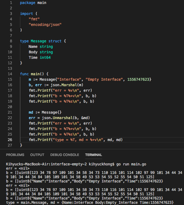 GoLang Tutorial JSON 2020