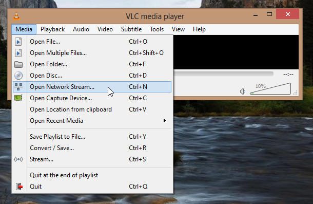 use vlc to download youtube video