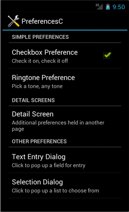 preference manager android
